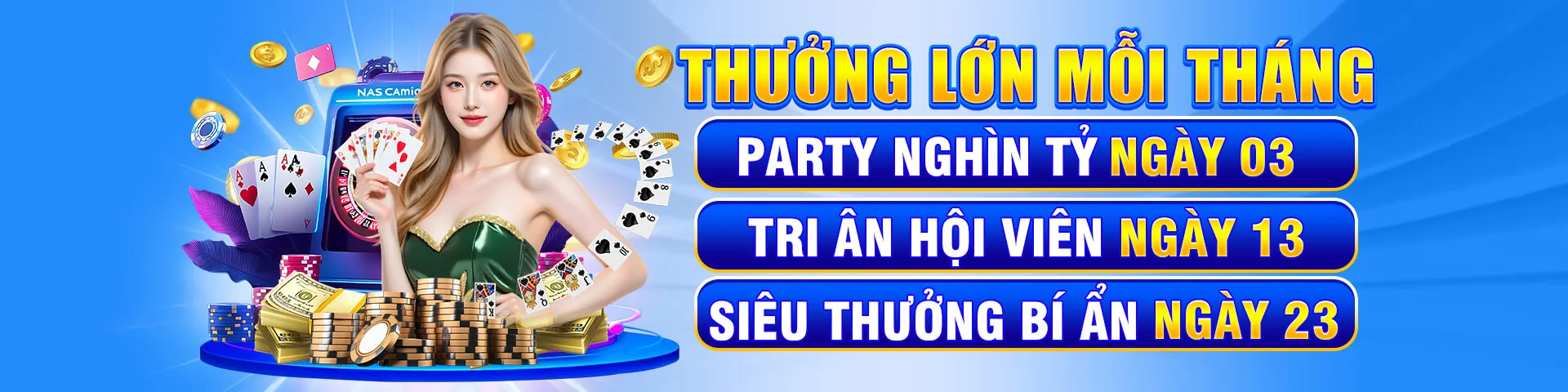 Ưu đãi chào mừng người dùng mới tải game Sky Club