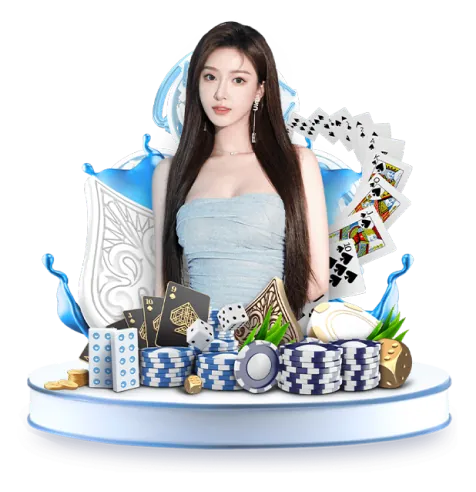 Hình ảnh các quân bài và chip poker trên bàn chơi game bài.